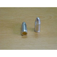 Cvičný náboj kovový ráže 9mm luger