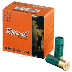 Brokové náboje 12/70 Rottweil Special 36g 3,7mm