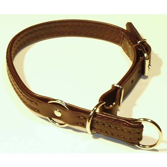 Obojek podšitý tenkou kůží, 40 cm