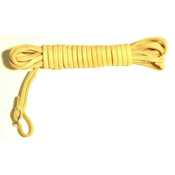 Barvářská šňůra kulatá/ovál 6 mm přírodní, 10 m, p