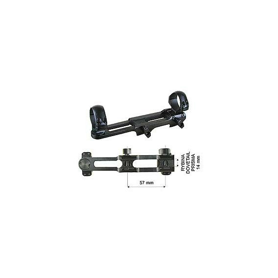Násuvná montáž CZ 584 1" B rybina 14 mm