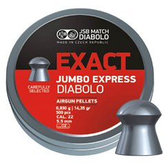 Diabolo JSB Exact Jumbo cal. 5,52mm  15,89gr  250ks